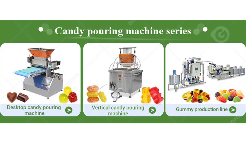 Automatic gummy production equipment with PLC control for consistent texture