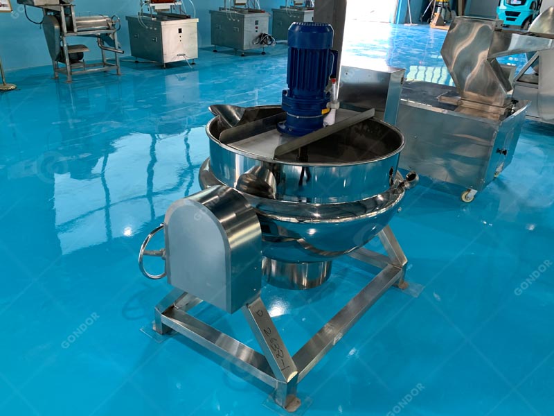 Jacketed cooking pot for catering events (portable, easy to move)