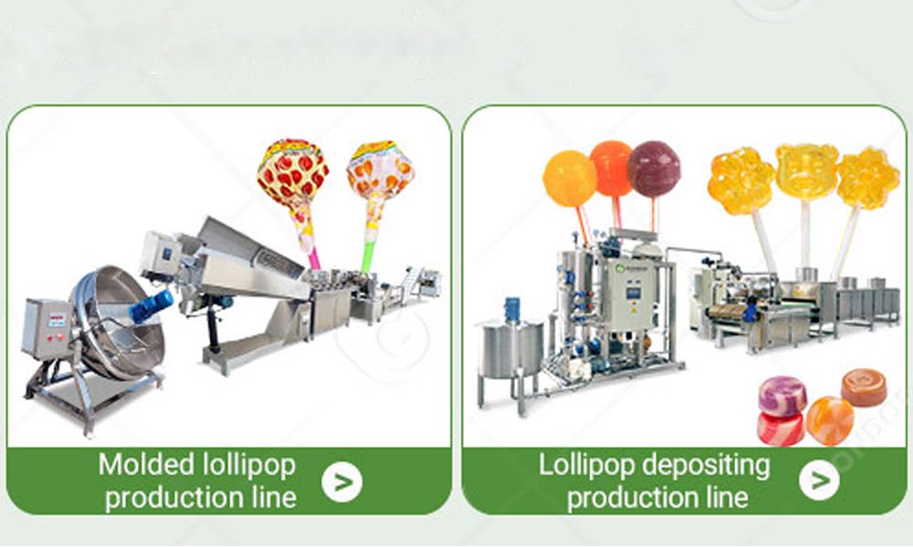 High-efficiency lollipop candy machine for large market supply