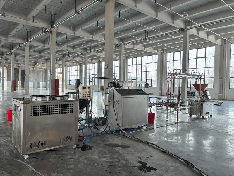 Automatic candy making equipment with PLC control for easy operation