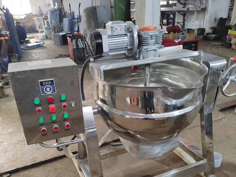 Hard candy equipment with automatic temperature control (prevent sugar burning during cooking)