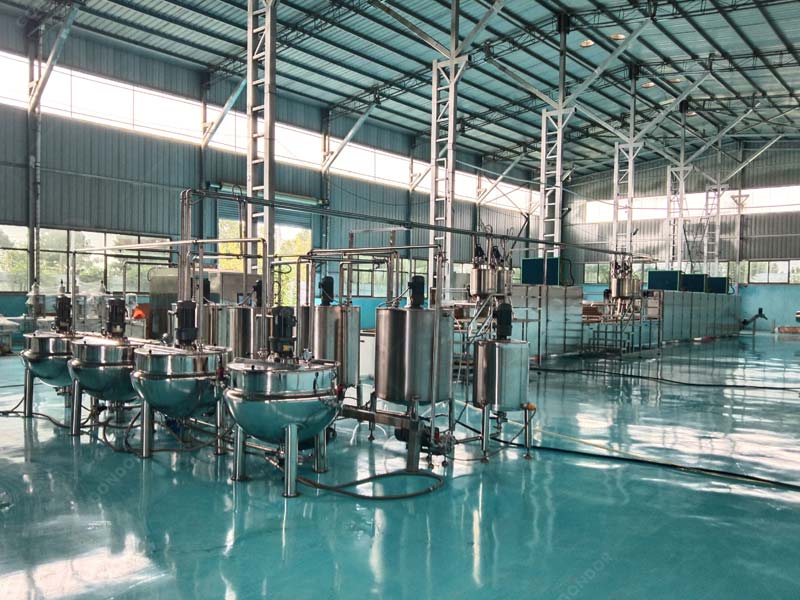 Automatic candy making machine with PLC control system for precise operation