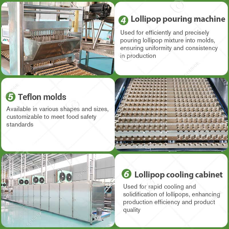Lollipop Depositing Production Line