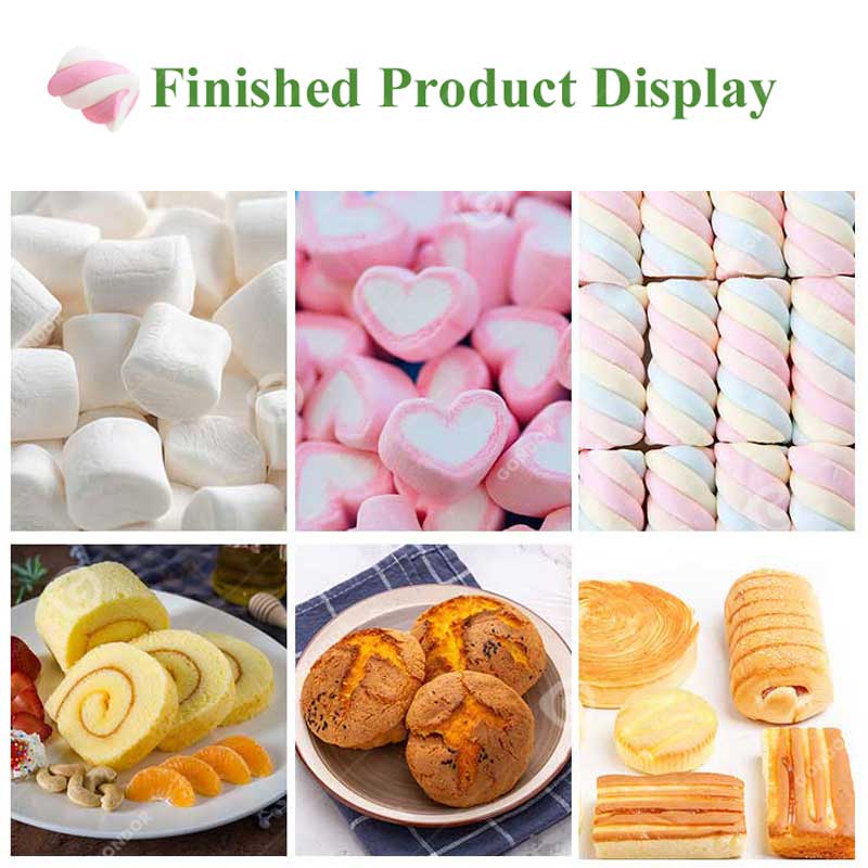 Marshmallow Continuous Aerator Maker Machine