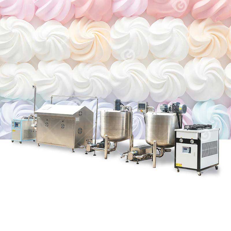 Marshmallow Continuous Aerator Maker Machine