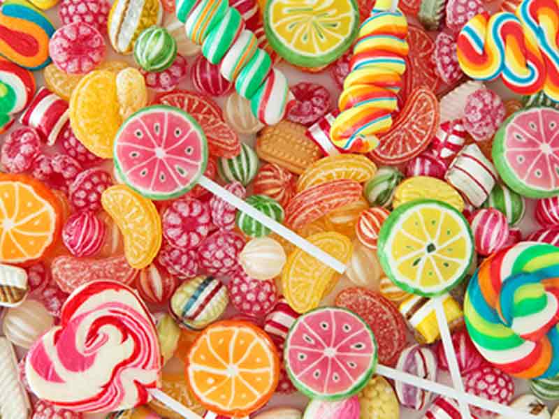 Hard sugar candy recipe for making rock candy crystals