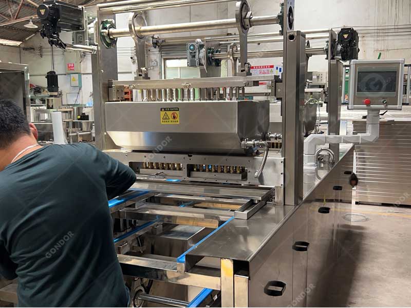 CE certified lollipop depositing line