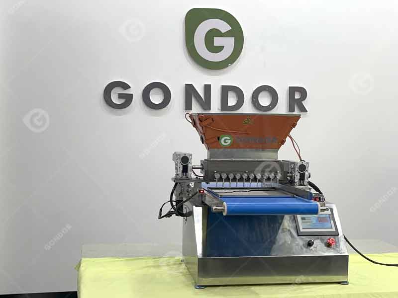 portable table top candy depositor machine