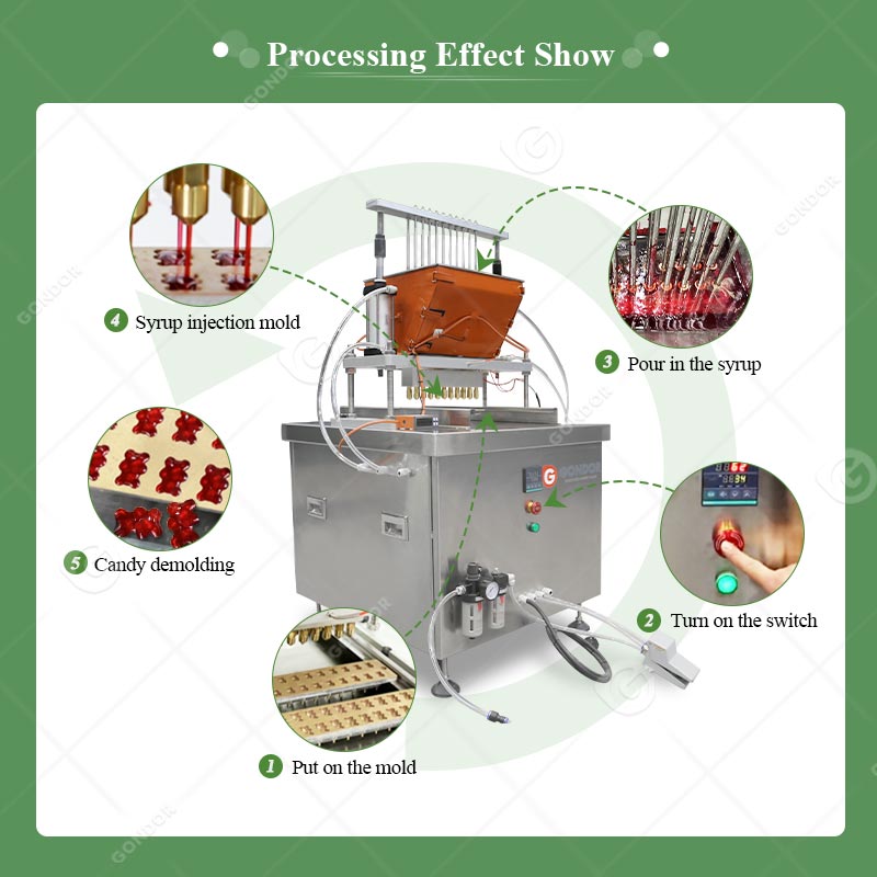 Vertical Candy Depositor Machine